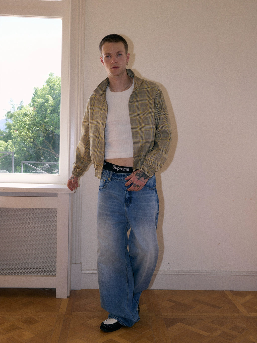 InsGale Short Zip-up Stand-up Jacket
