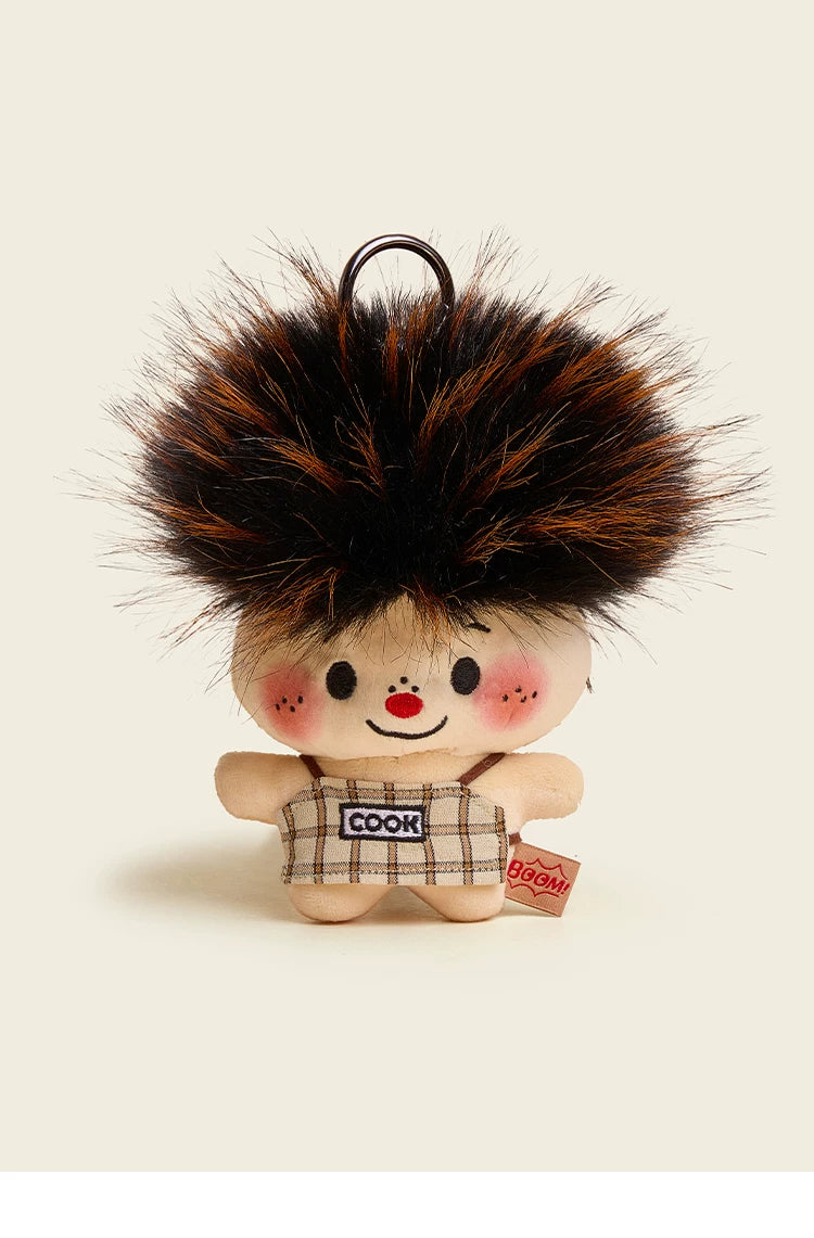 HAVEROSE Exploding Head Doll Pendant Plush Doll