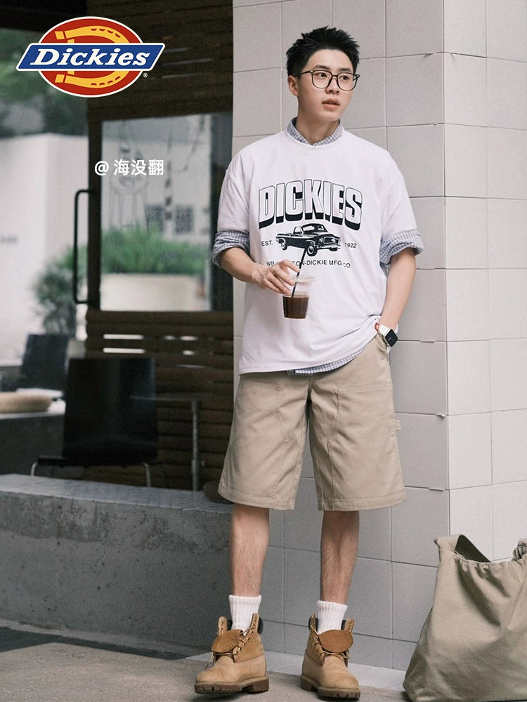 Dickies Loose Quick Drying Breathable Racing Culture Printed Tee