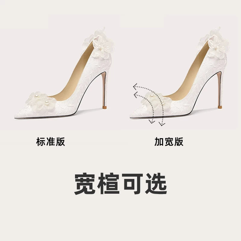 Lily Wei Retro Temperament Versatile High Heels