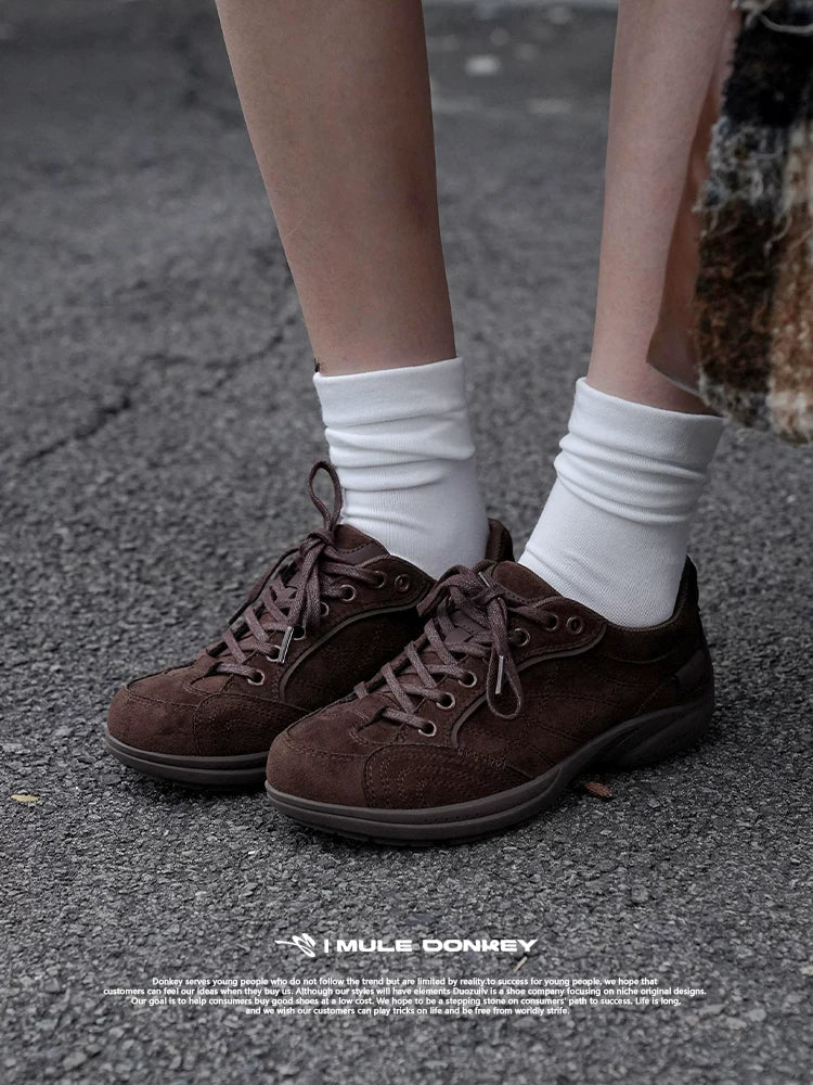 Mule Donkey Platform Maillard Casual Training Shoes