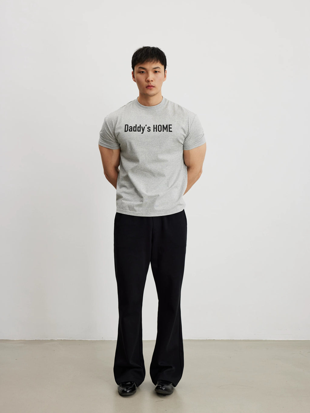 AFTERGLOW Cool Slogan Printed Slim Tee