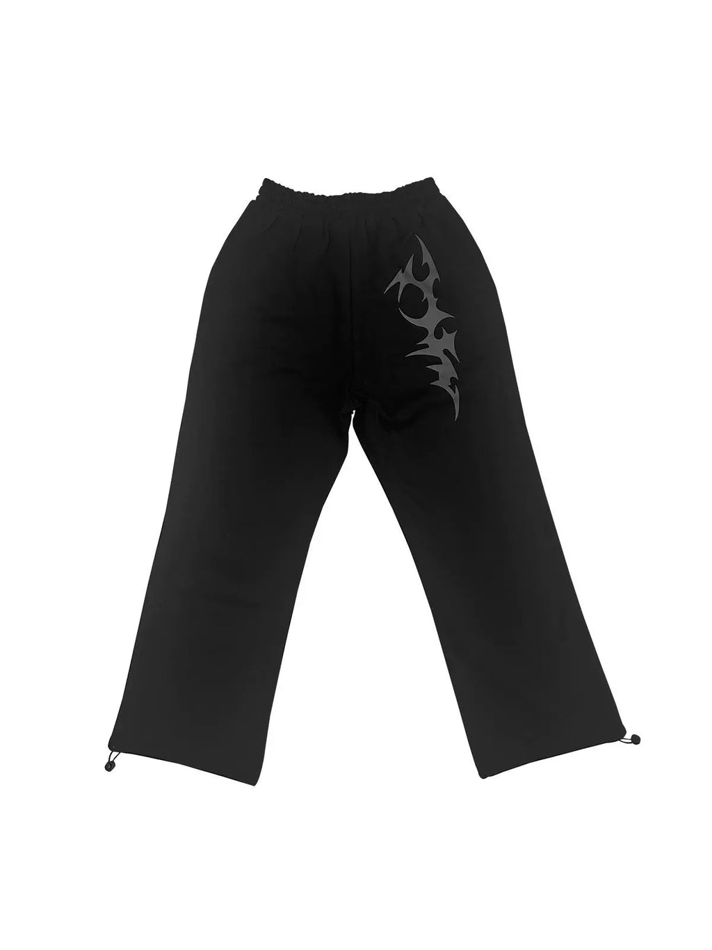 Wetbody Loose Middle Waist Straight Casual Sweatpants