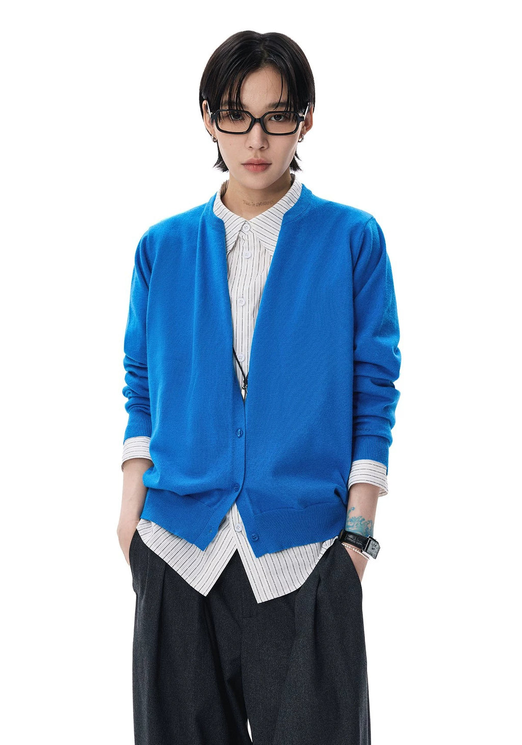 Sameuoo Casual Versatile Knitted Sweater