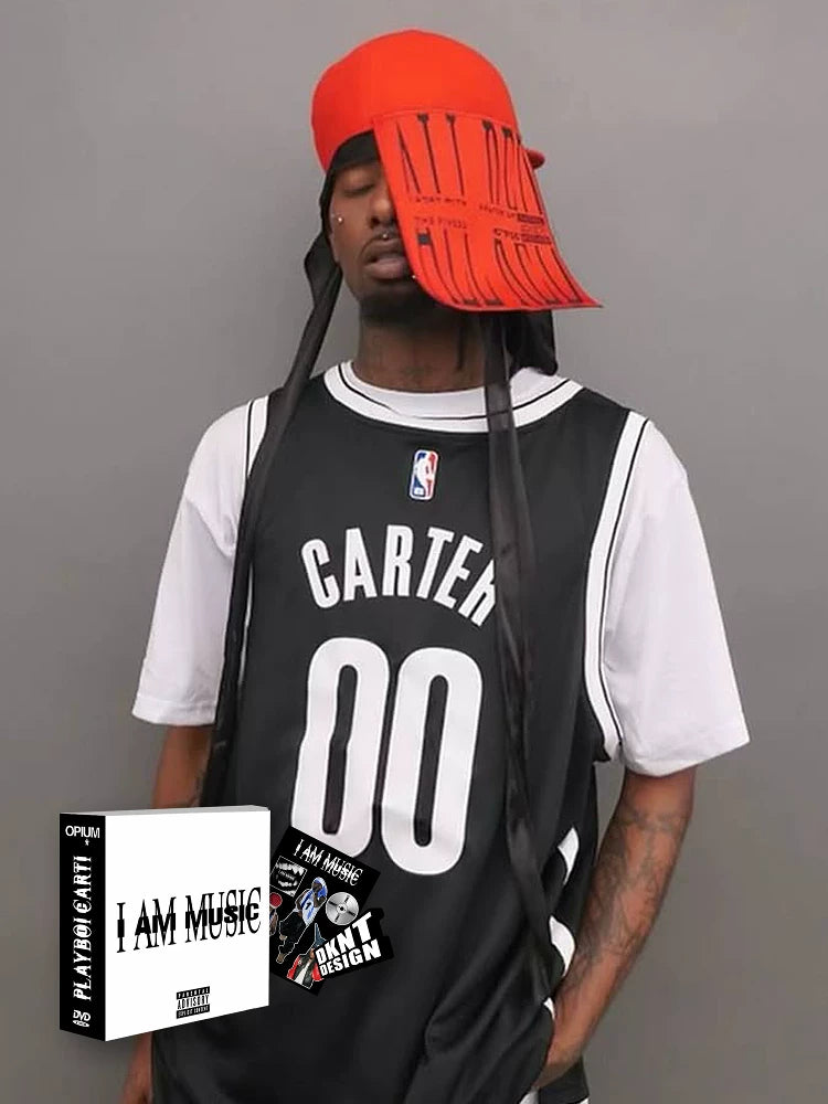 DKNT Crew Neck Loose Basketball Jersey