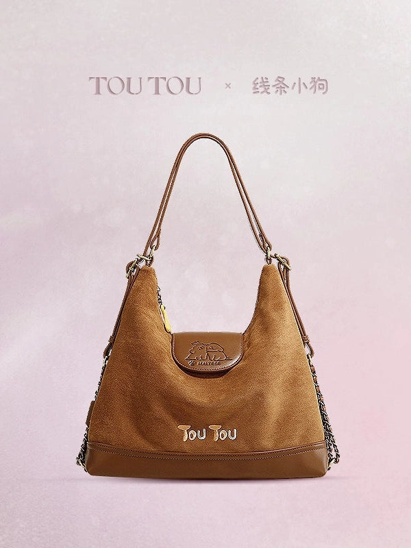 TOUTOU Line Puppy Tote Bag