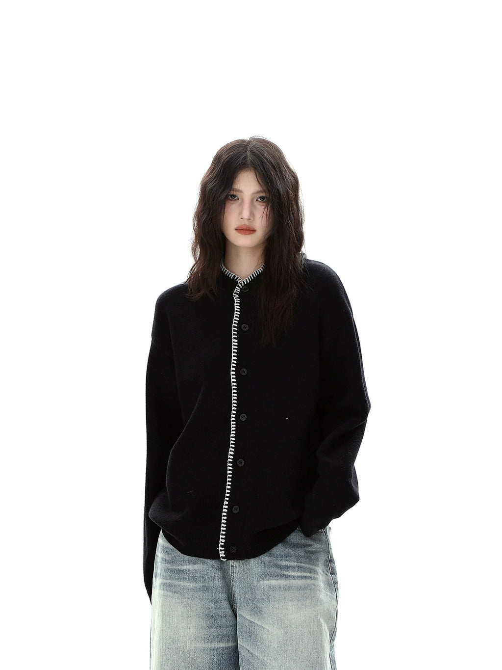 CHOIZE Vintage Casual Knitwear Jacket