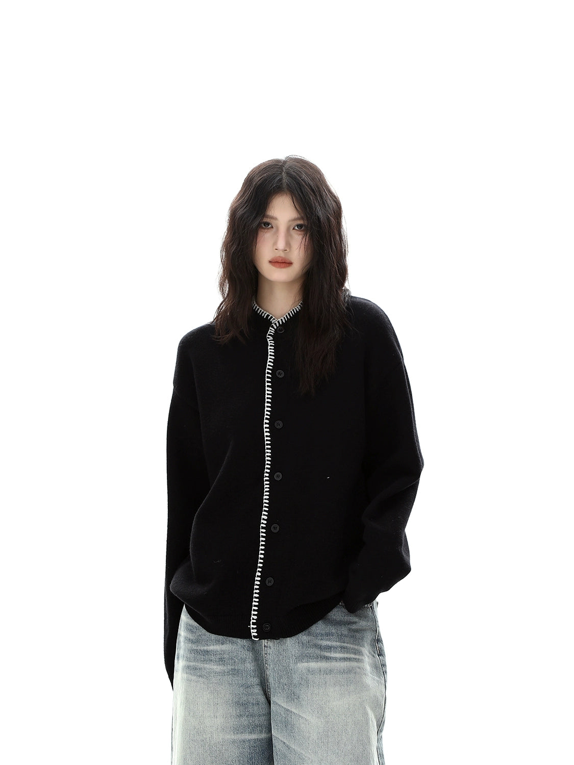 CHOIZE Vintage Casual Knitwear Jacket