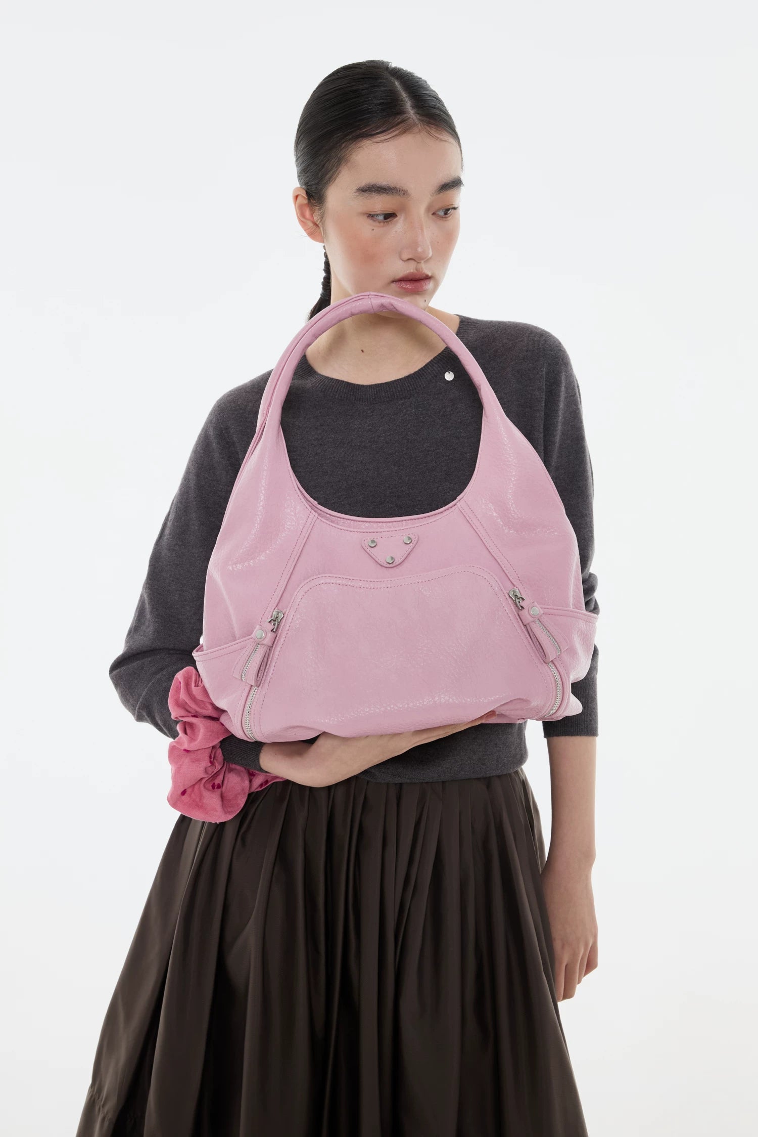 DirtySix Vintage Large Capacity Versatile Underarm Bag