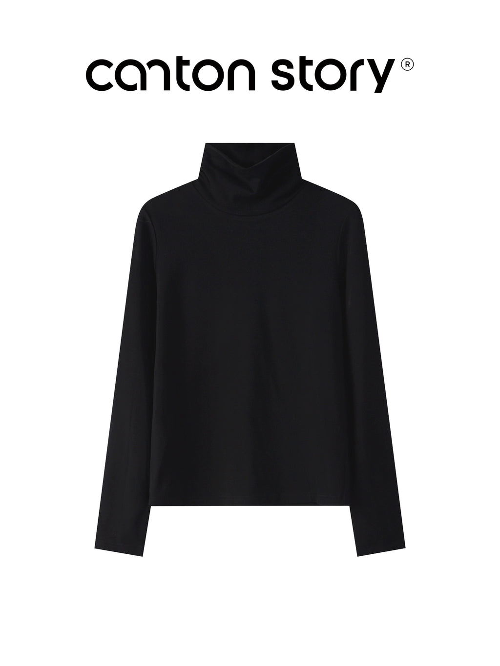 Cantonstory Shoulder Casual Versatile Bottom Shirt