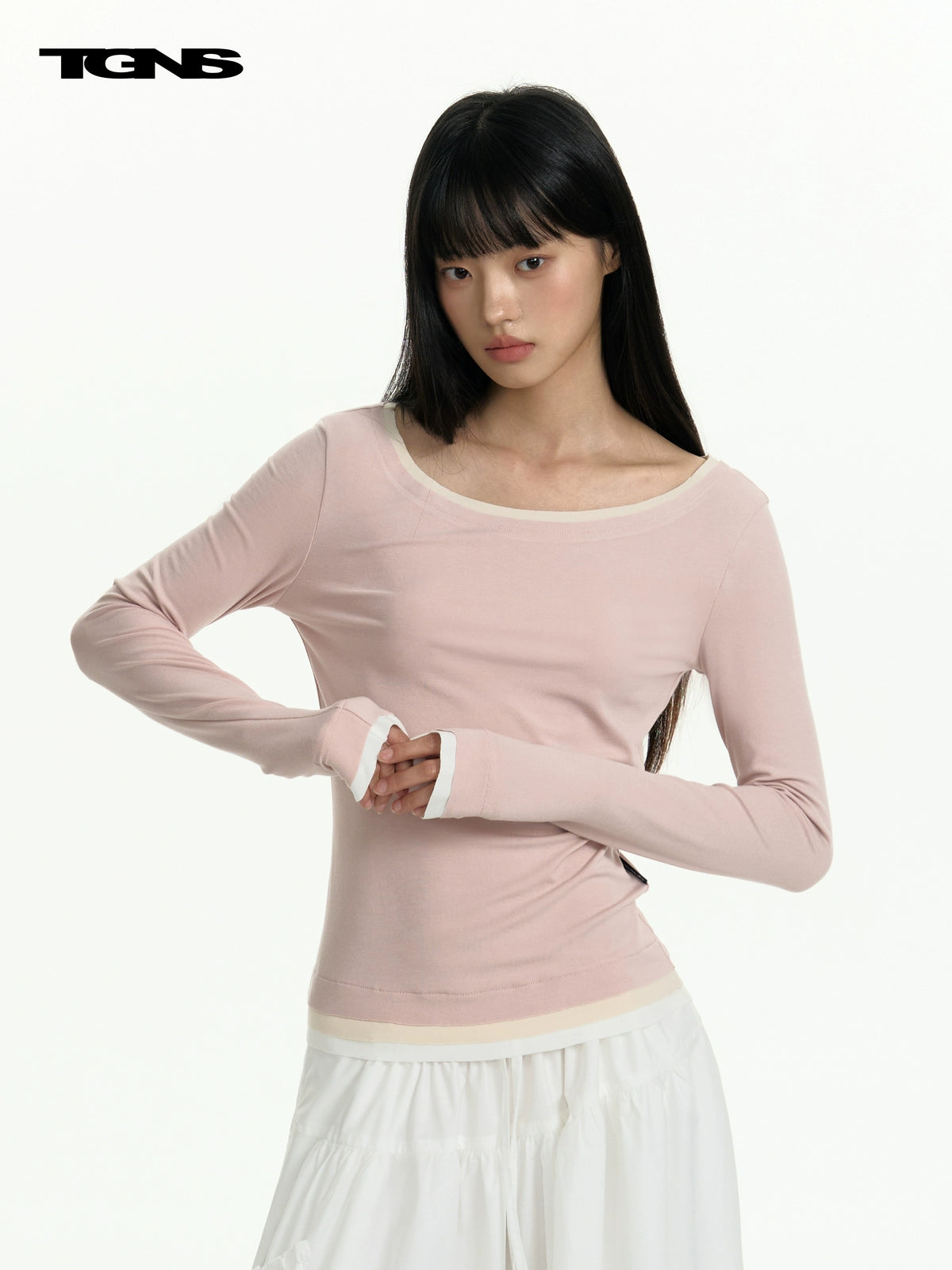 TGNS Retro Slim Fit and Thin Base with Long Sleeves Inside