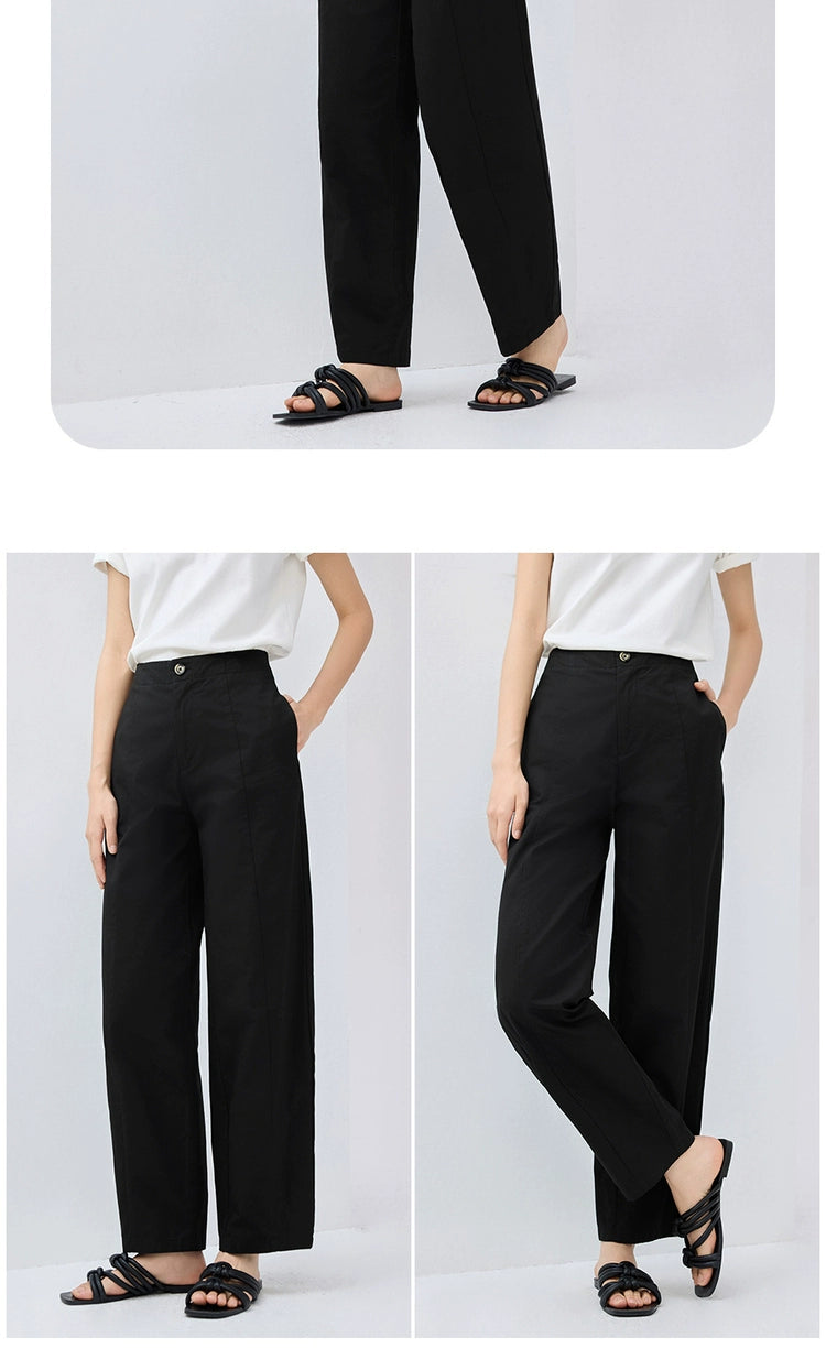 Giordano Casual Mid Waist Skinny Banana Pants