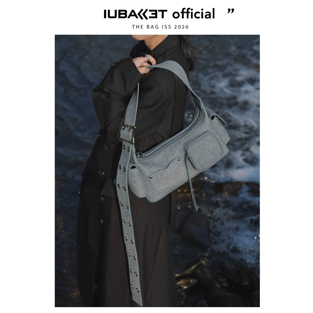 IUBALLET Leather Shoulder Messenger Bag