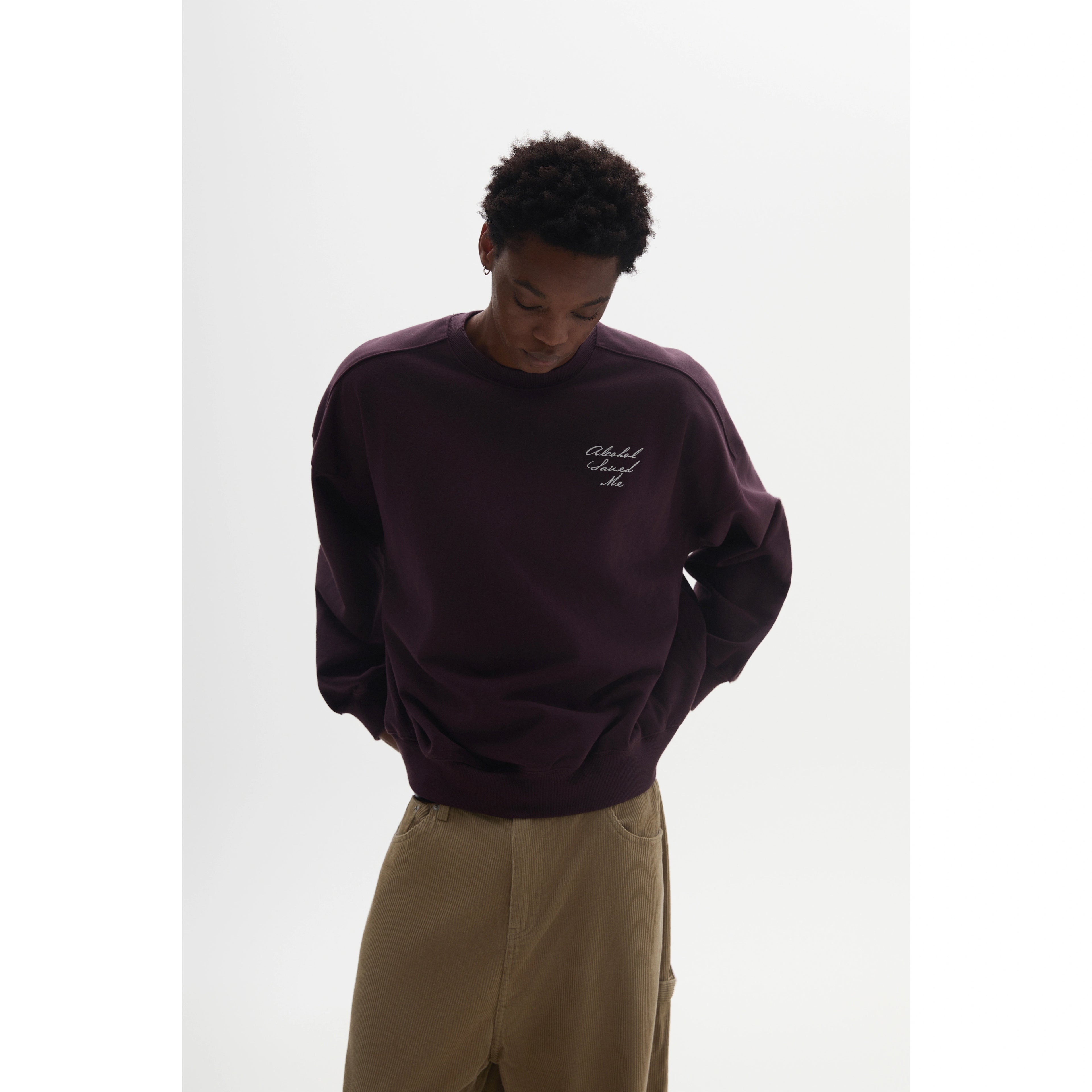 Anniehall Casual Versatile Crew Neck Sweater