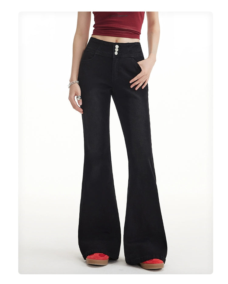 UNIFREE High-waisted Fashion Mop Jeans