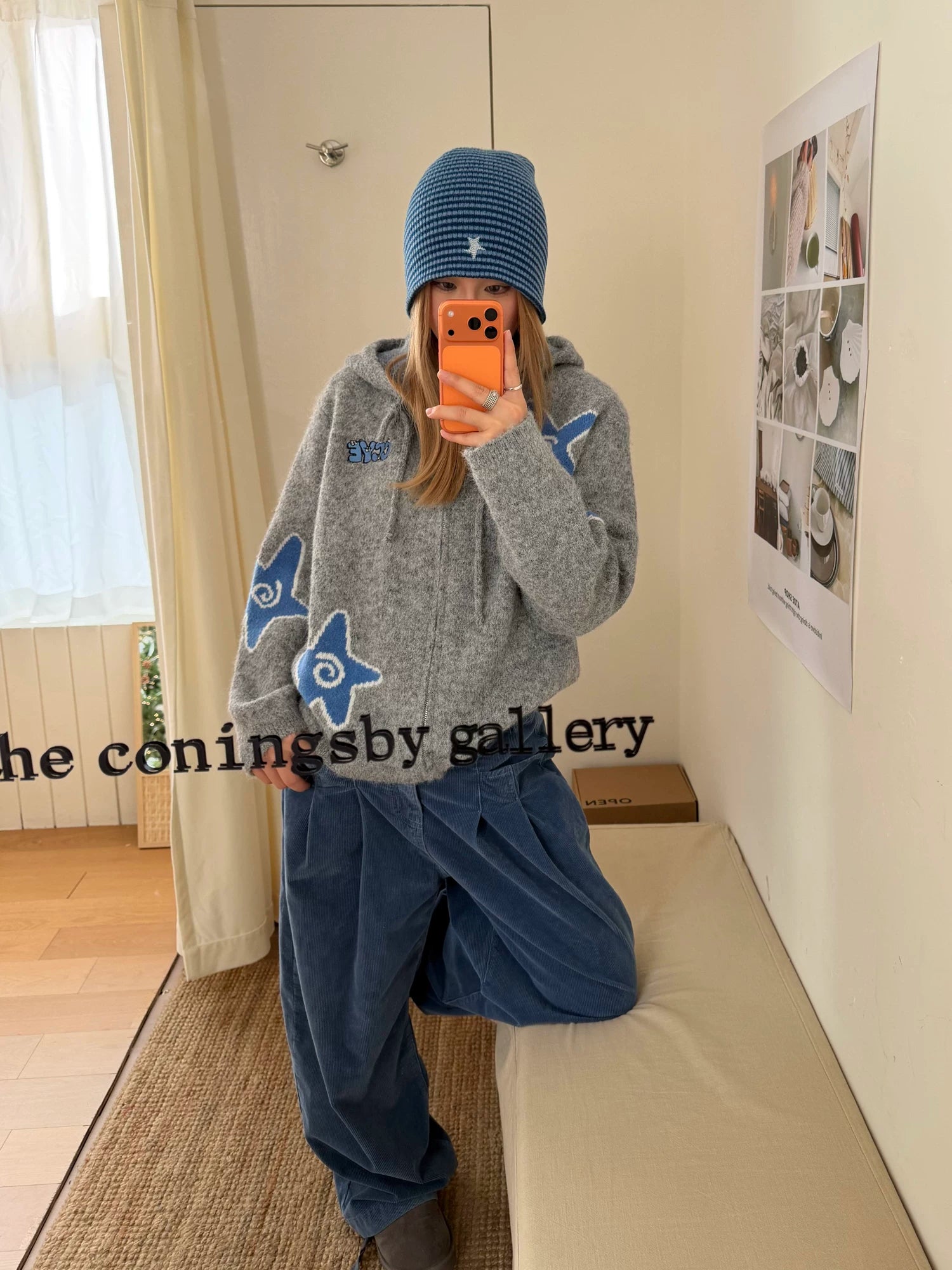 CCYE Stars Hooded Sweater Cardigan Jacket