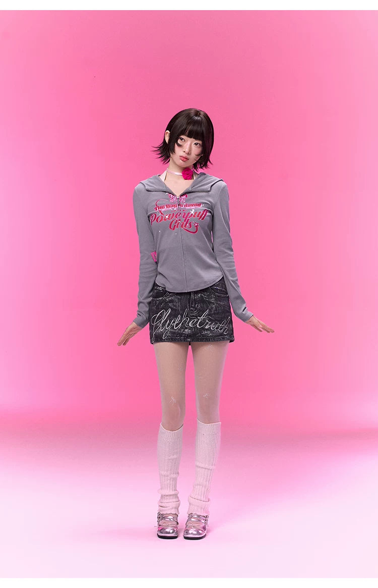 BJHG [Flying Girl Police Joint Name] Hooded Sweater