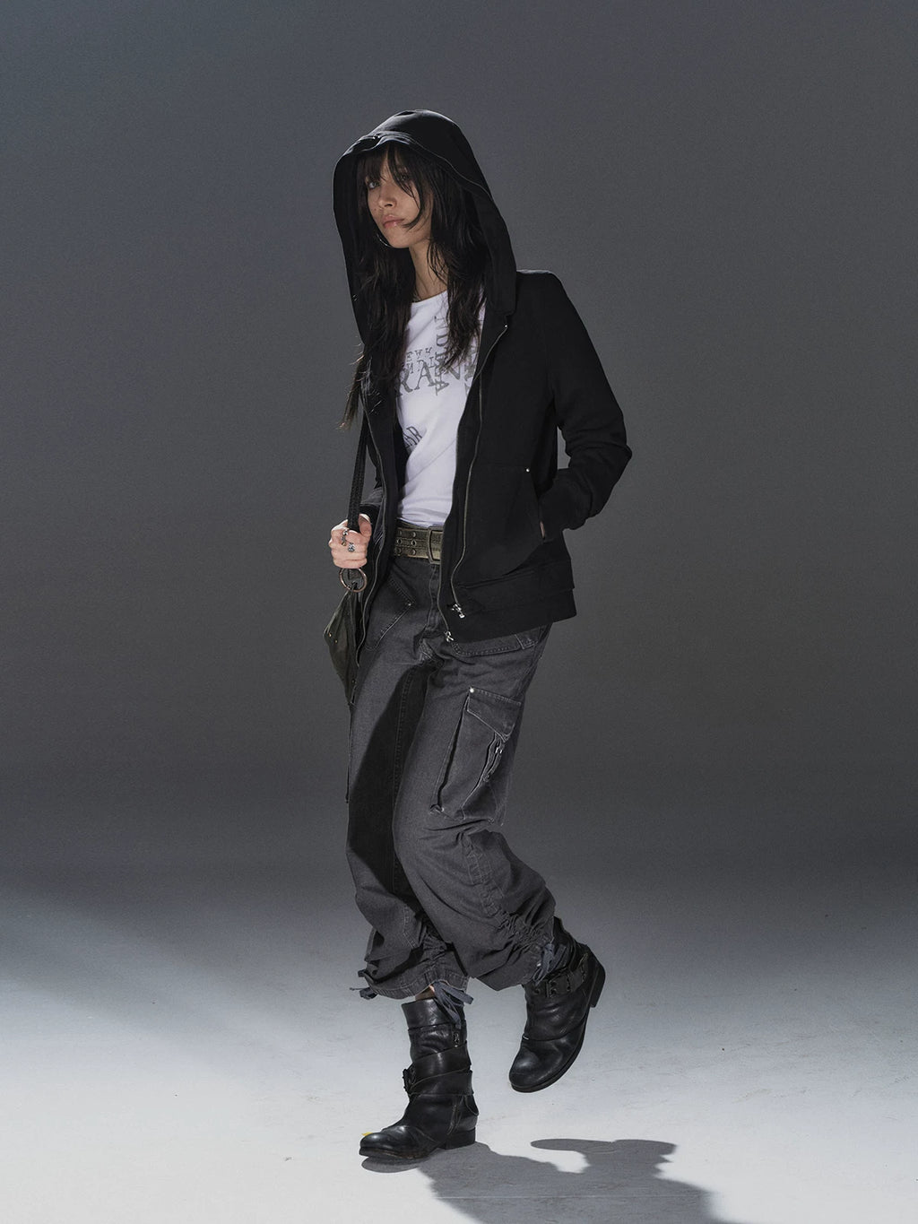 WearAndtear Slim-fit Hooded Thin Cardigan Sweater