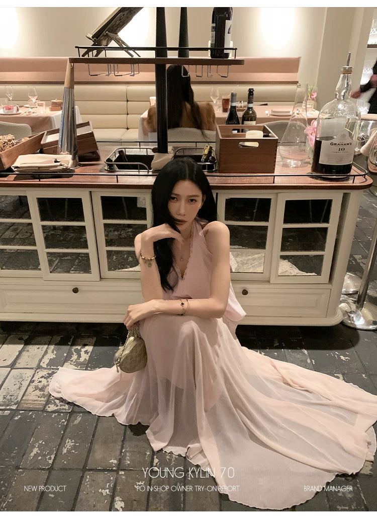 YOUNG KYLIN Elegant Gauze Skirt