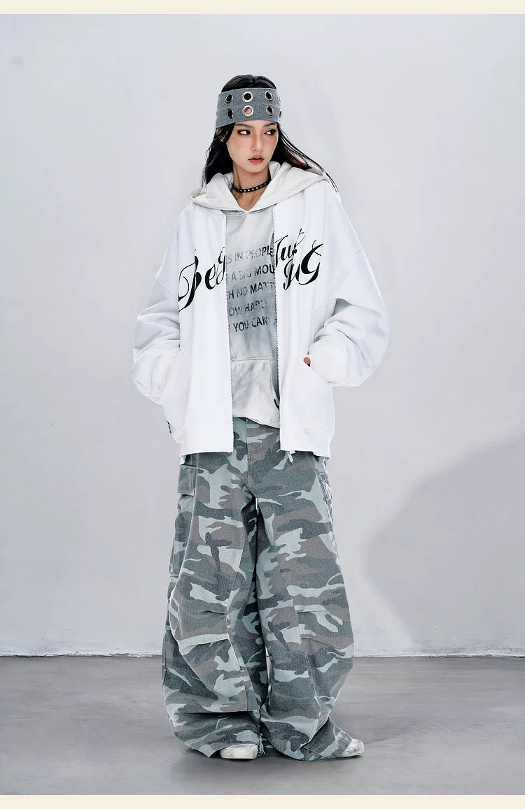 BJHG Design Sense Baseball Knitted Cardigan Jacket