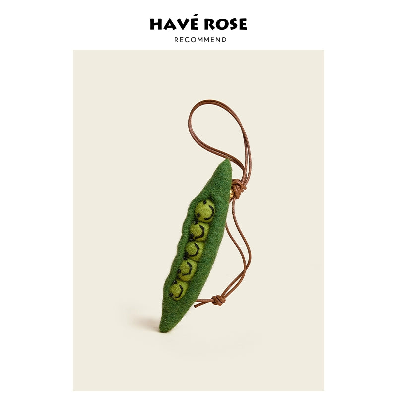 HAVEROSE Wool Felt Cute Doll