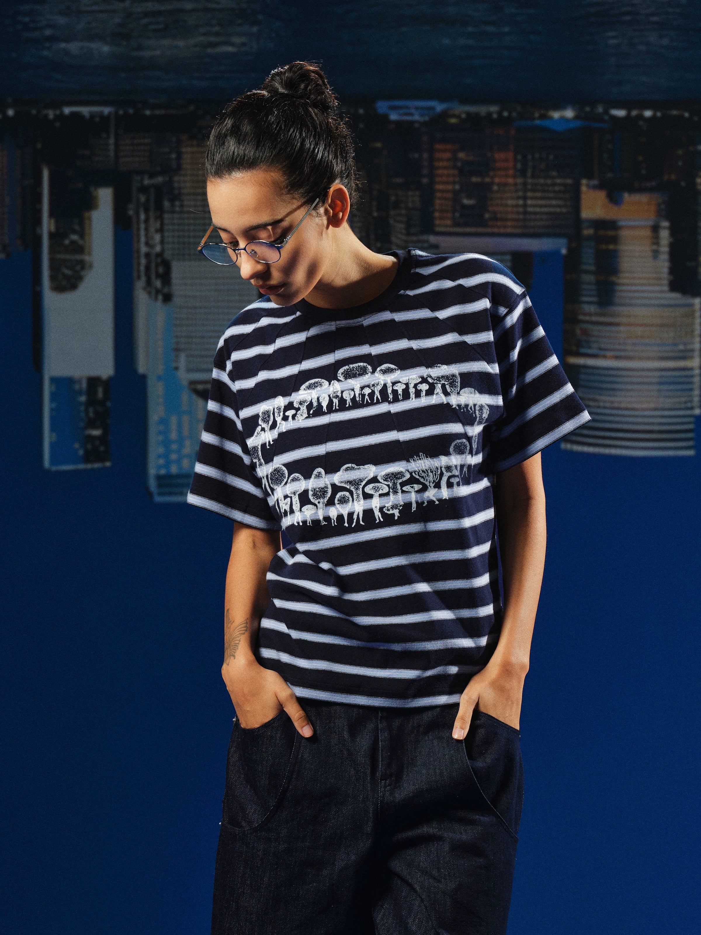 WebSurfGroup Striped Casual Loose Tee