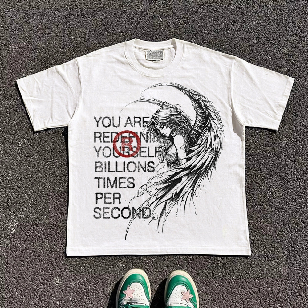 Wang Youbing Studio! BILLIONS 260g 100% Cotton Tee