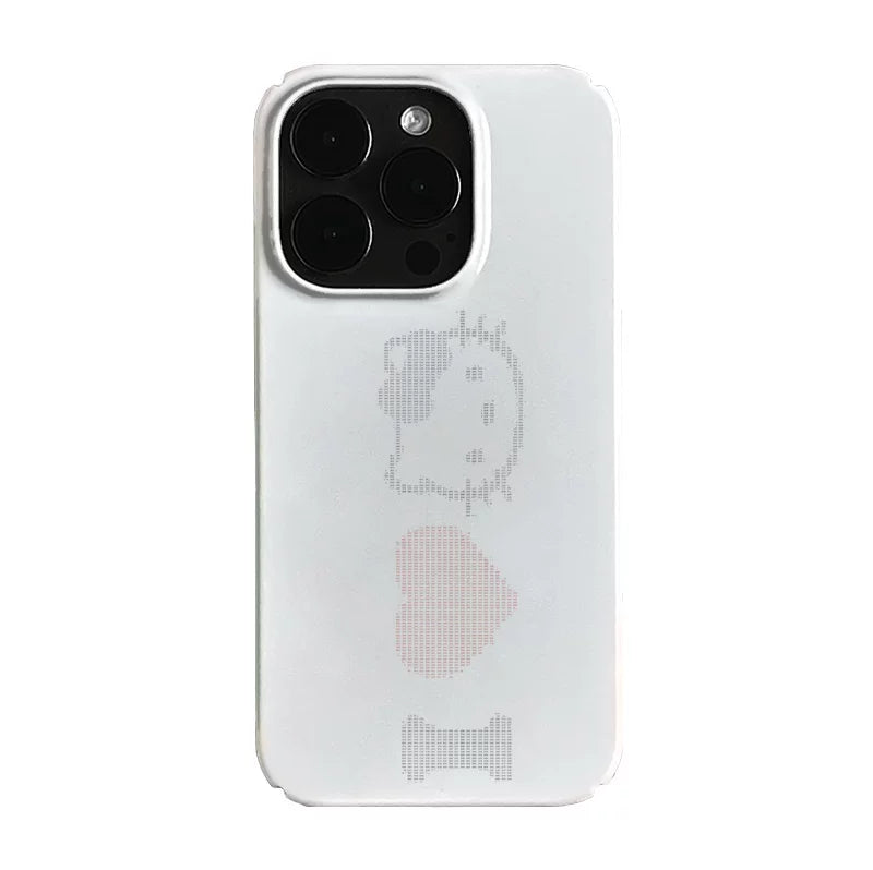 PBCASE I Love Cats Cute Cartoon Apple Phone Case