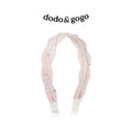 DODOGOGO Plaid Floral Twist Headband