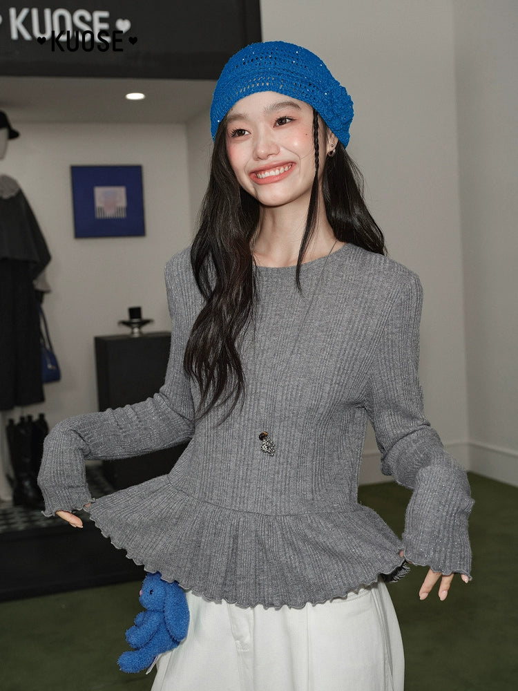 Kuose Slim and Thin Inside with Bottom Long Sleeves