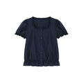 KANO Bubble Sleeve Waist Top Casual Pants Set