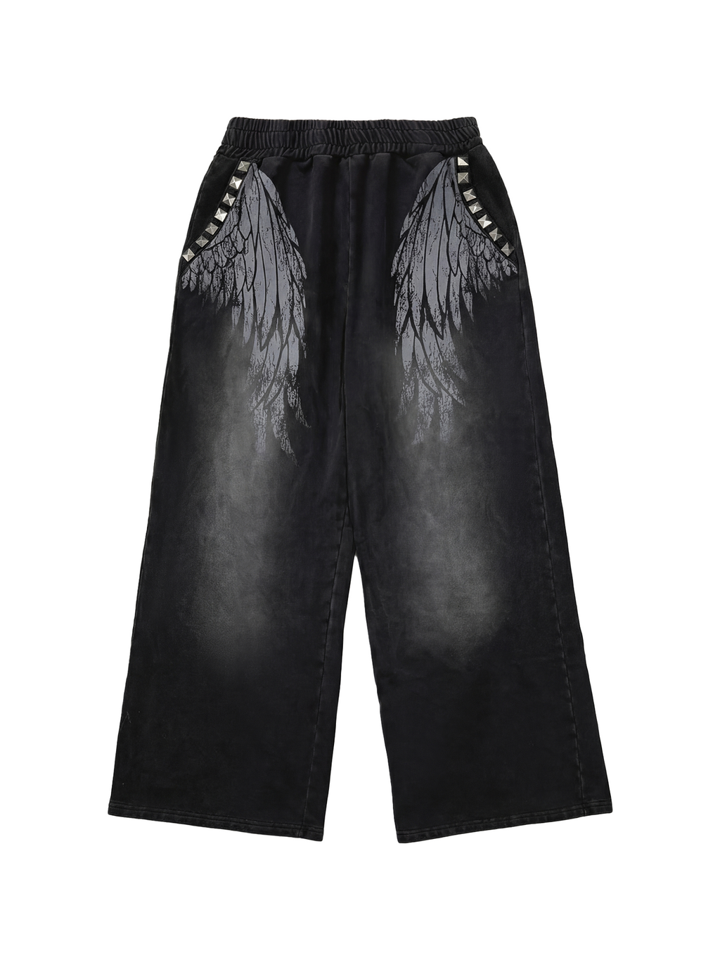 NumbAsia Wing Print Rivet Sweatpants