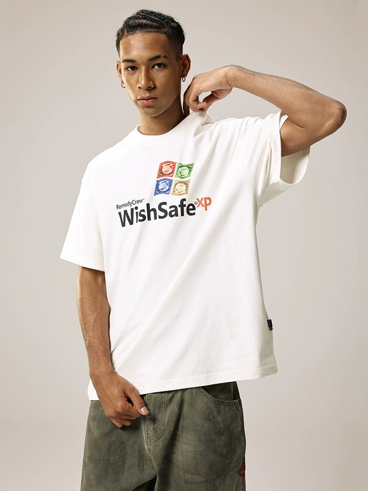 Remedy Loose Spoof Crew Neck Short Tee