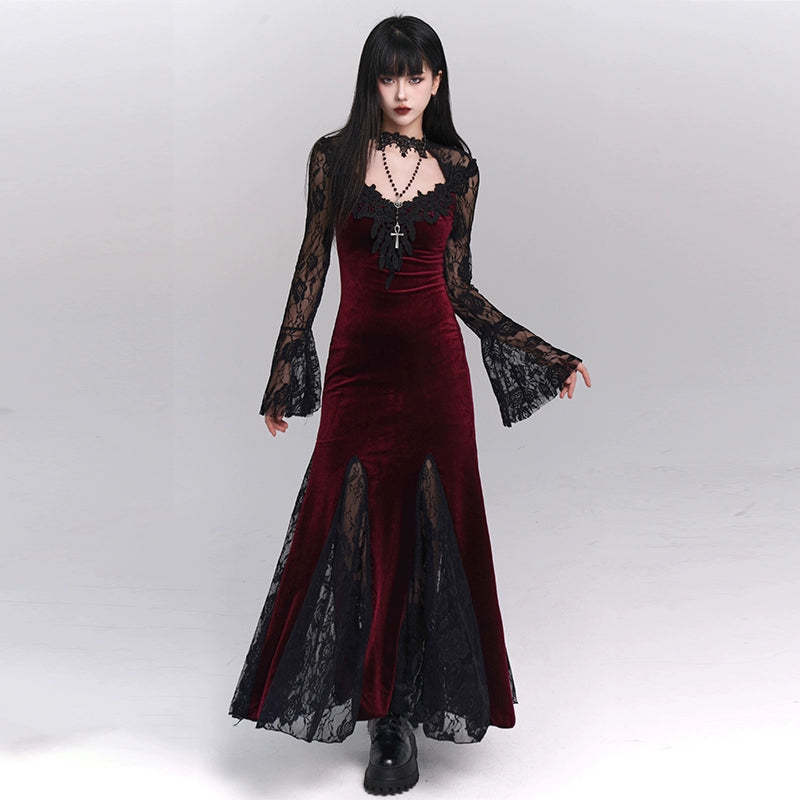 LADYGHOST Casual Gothic Dress