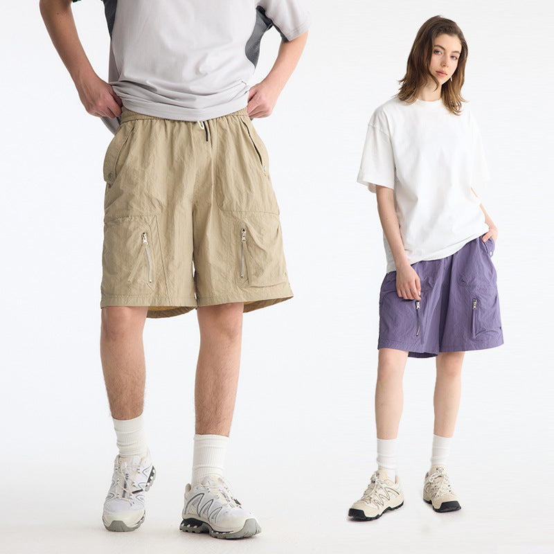 UNF 25SS tooling waterproof breathable quick-drying lace-up sports shorts