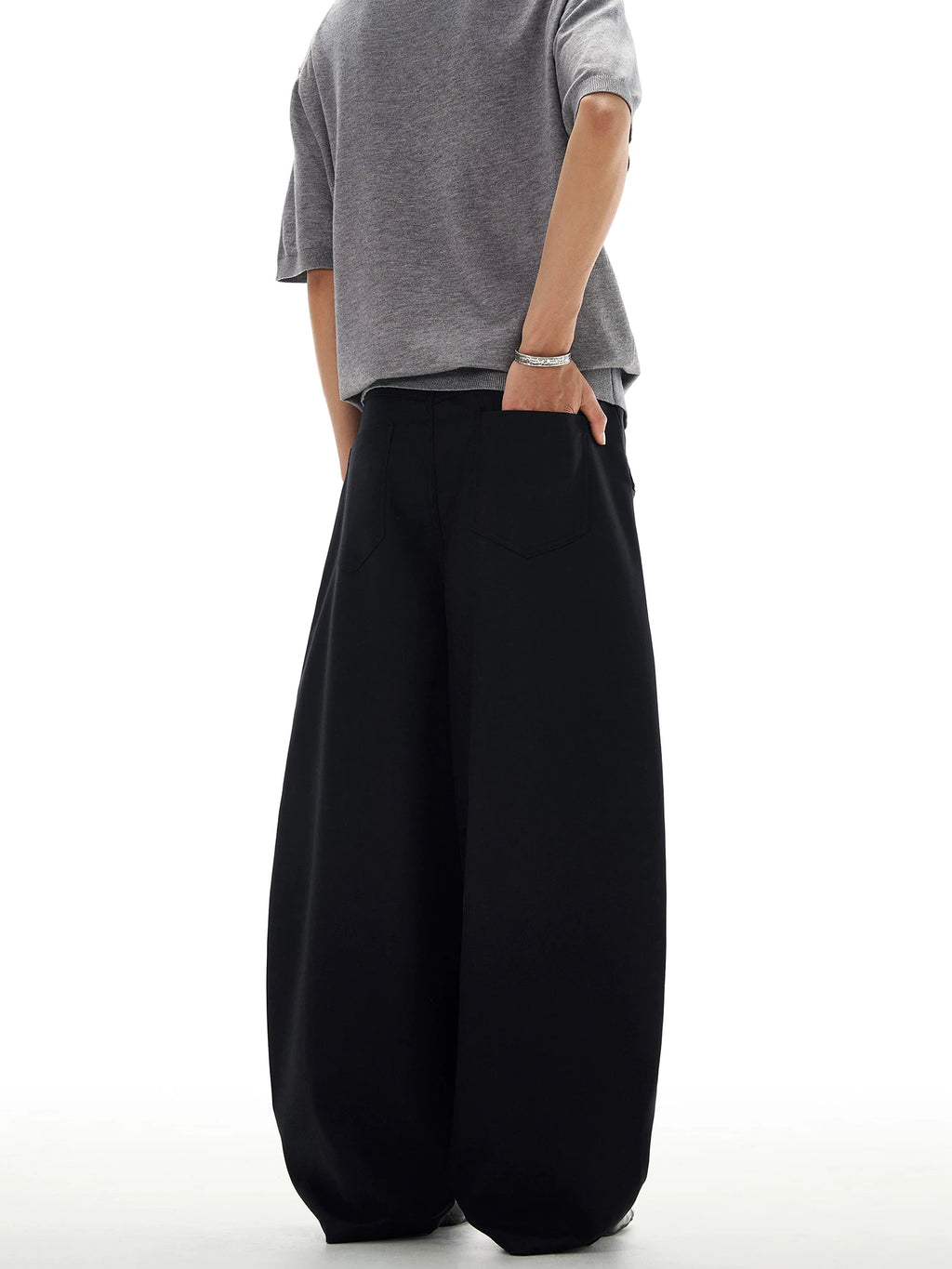 TRUQUEST Wide-leg Premium Casual Trousers