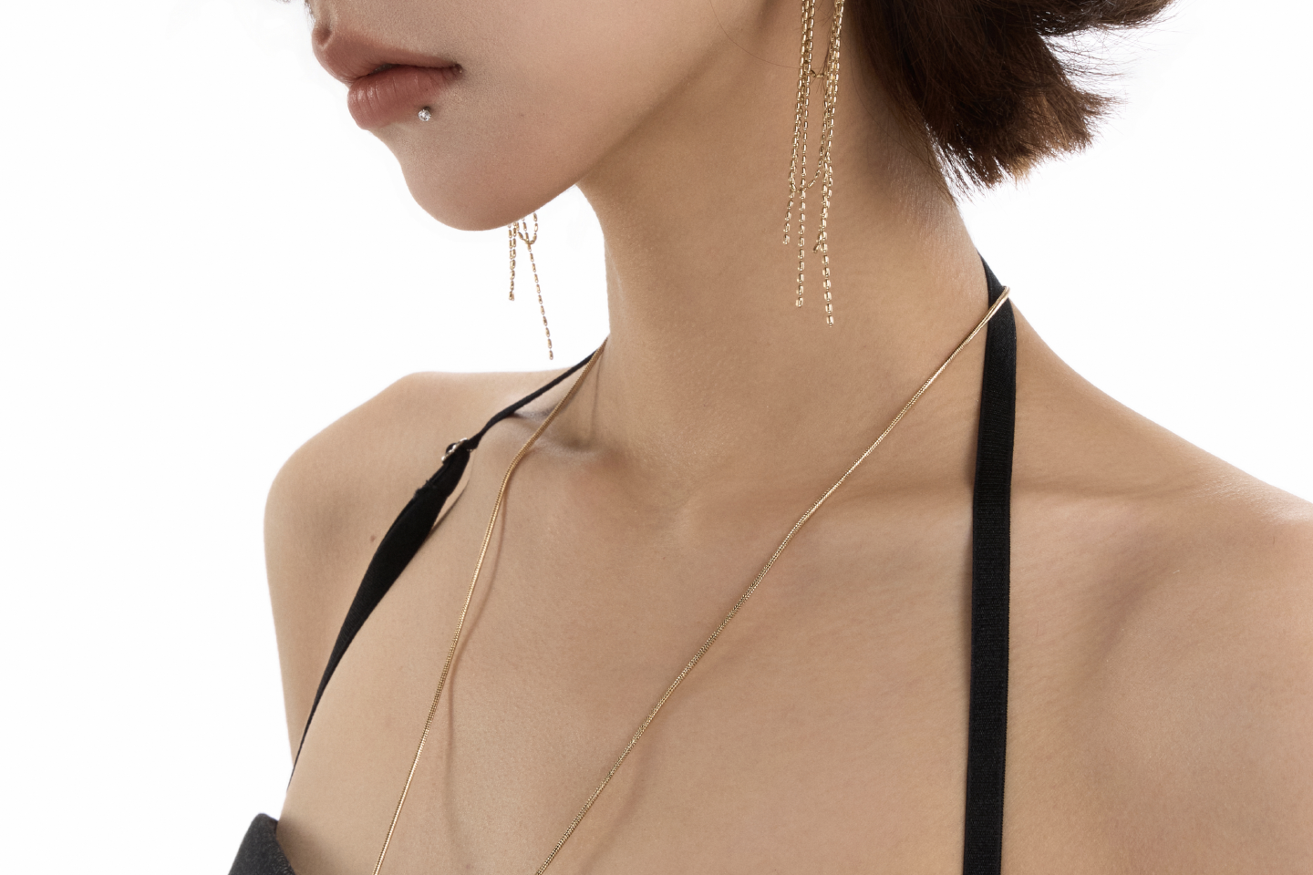 SUMIYAKI Multi-layer Chain Earrings