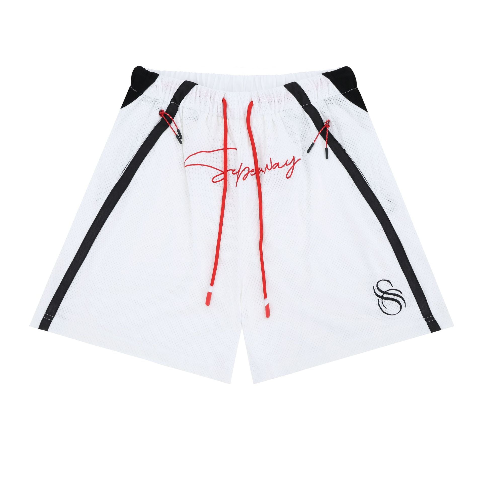 SUPER WAY Contrasting Color Splicing Casual Sweatpants