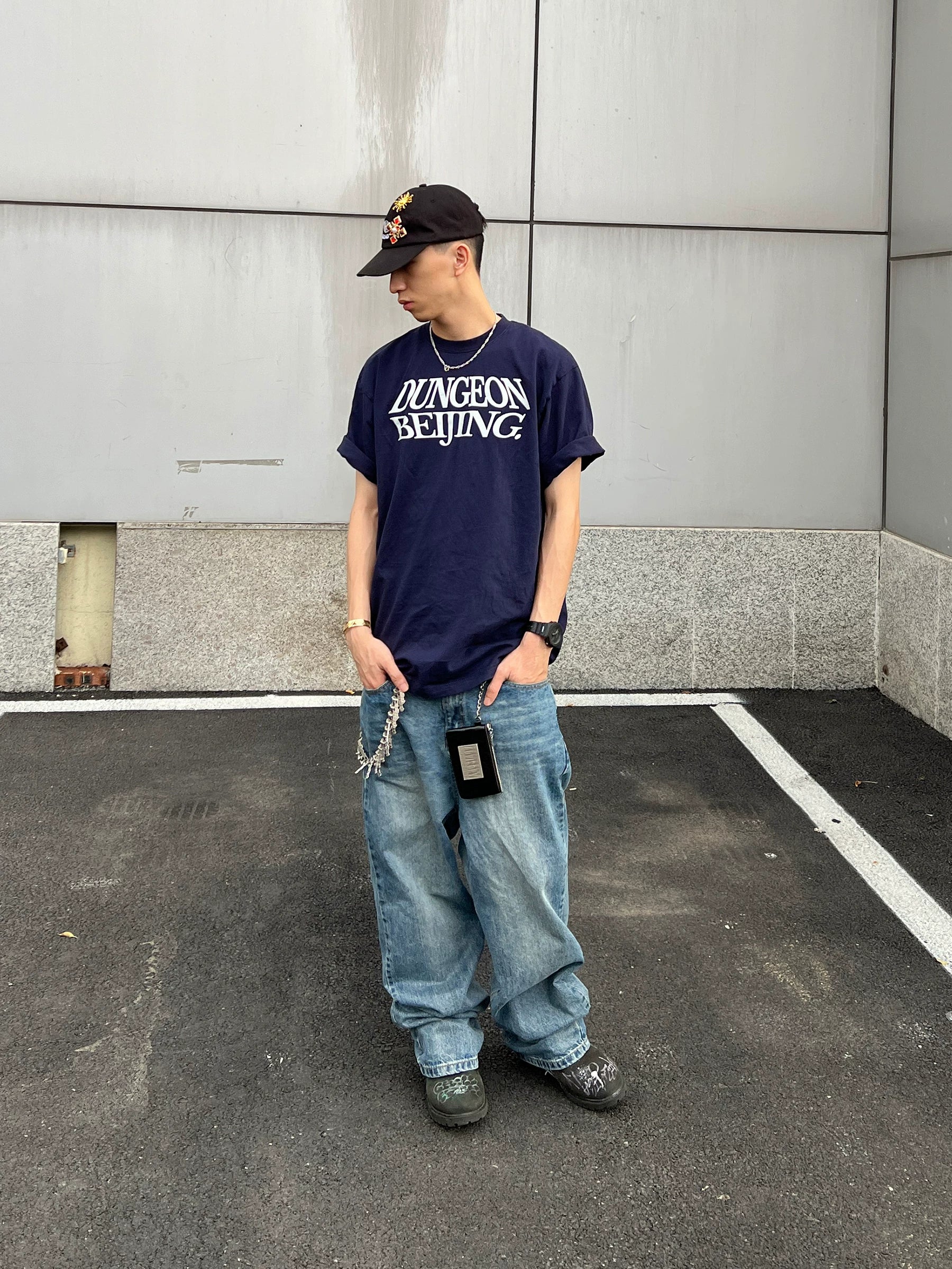 ChillHigh Crack Leather Simple Casual Card Bag