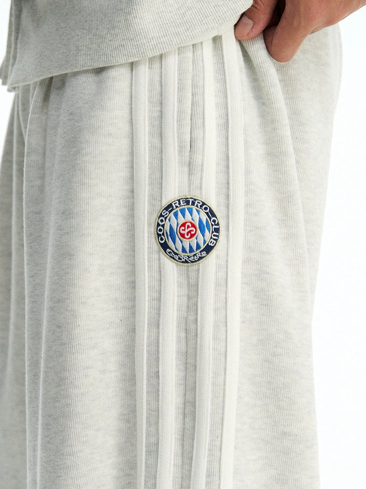 CoosRetro Striped Straight Loose Casual Wide Leg Pants