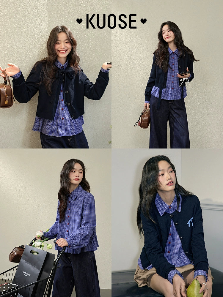 Kuose Ruffle Casual Shirt