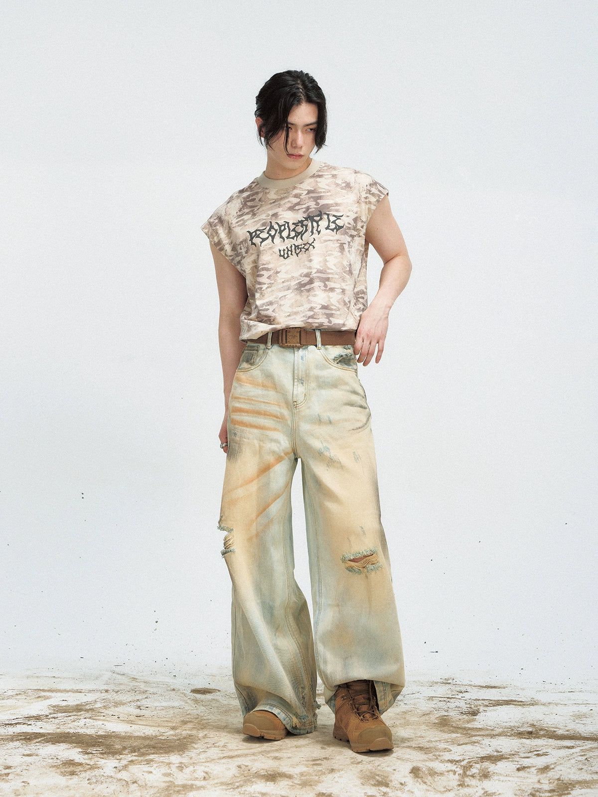 PEOPLESTYLE Vintage Trend Woven Canvas Tactical Belt