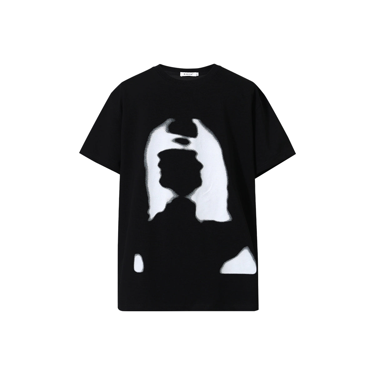 FUNKYFUN Blur Portrait Direct Injection Printing Tee