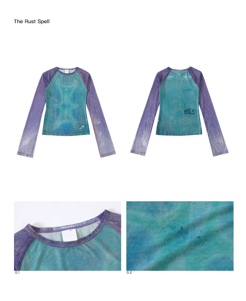 CONP Shoulder Mesh Slim Tee