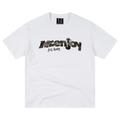 MEDM Cloth Embroidery Casual Round Neck Loose Tee