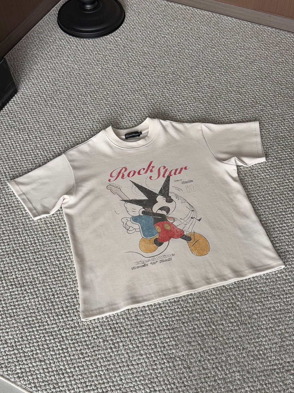 CENSMADE Mickey Old Printing Skin-friendly Tee