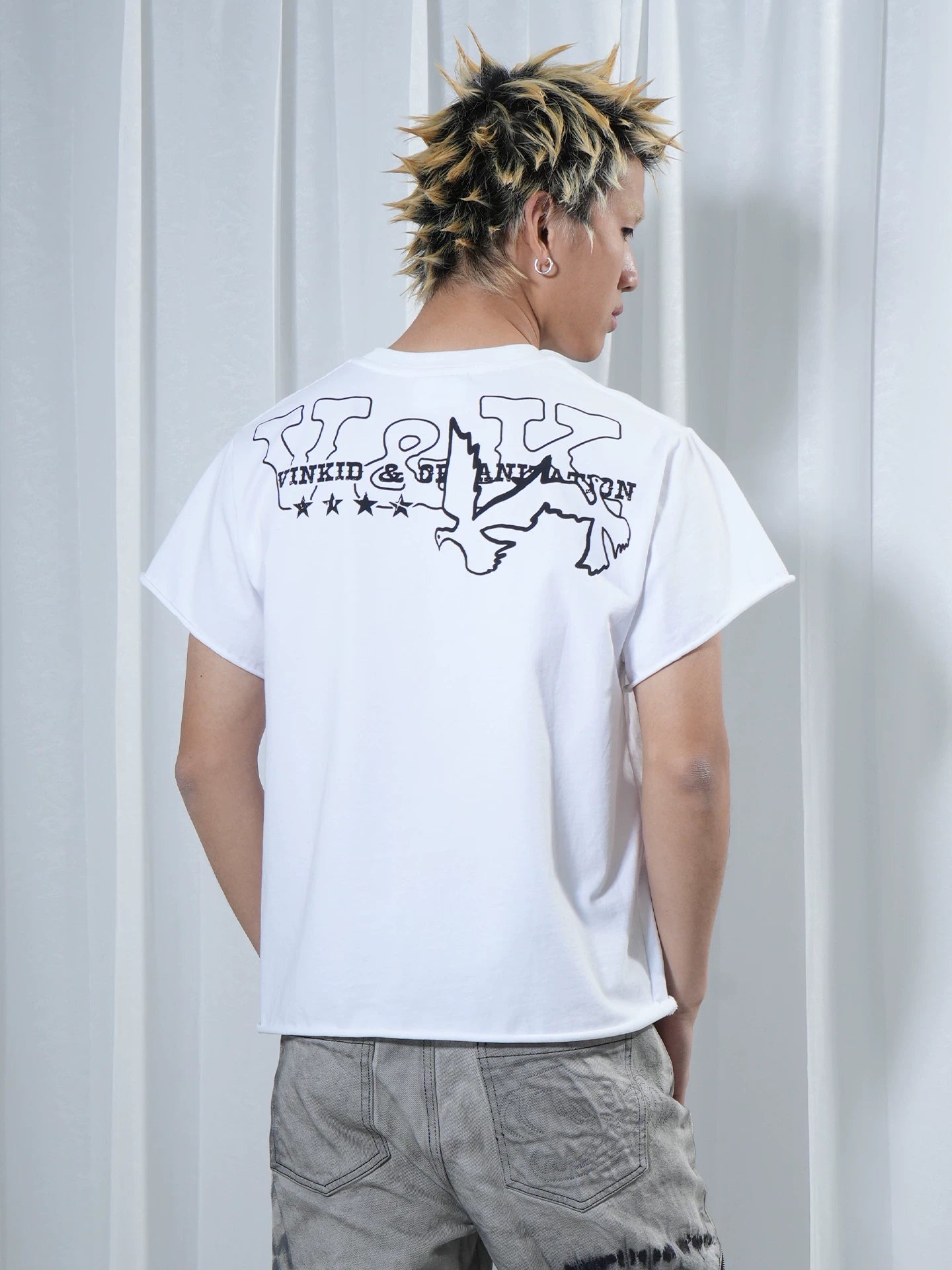 Vinkid Niche Hip Hop Personality Versatile Tee