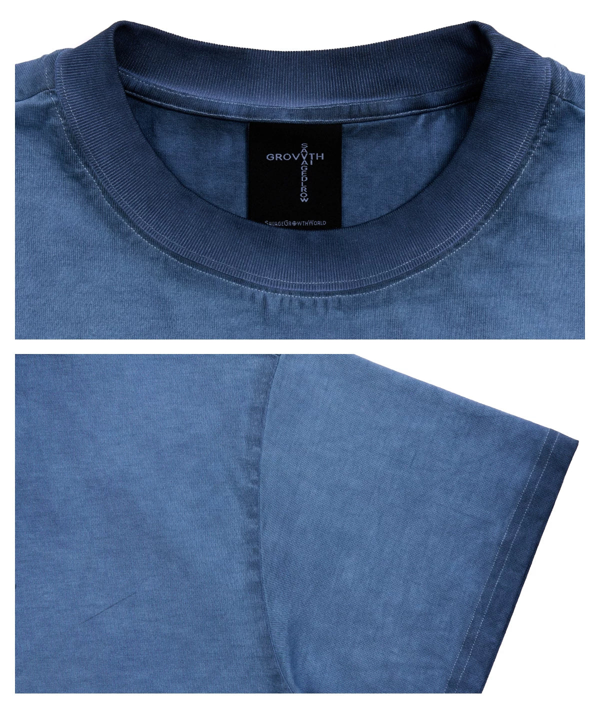 SGW Racer Dirty Dye Print Casual Tee