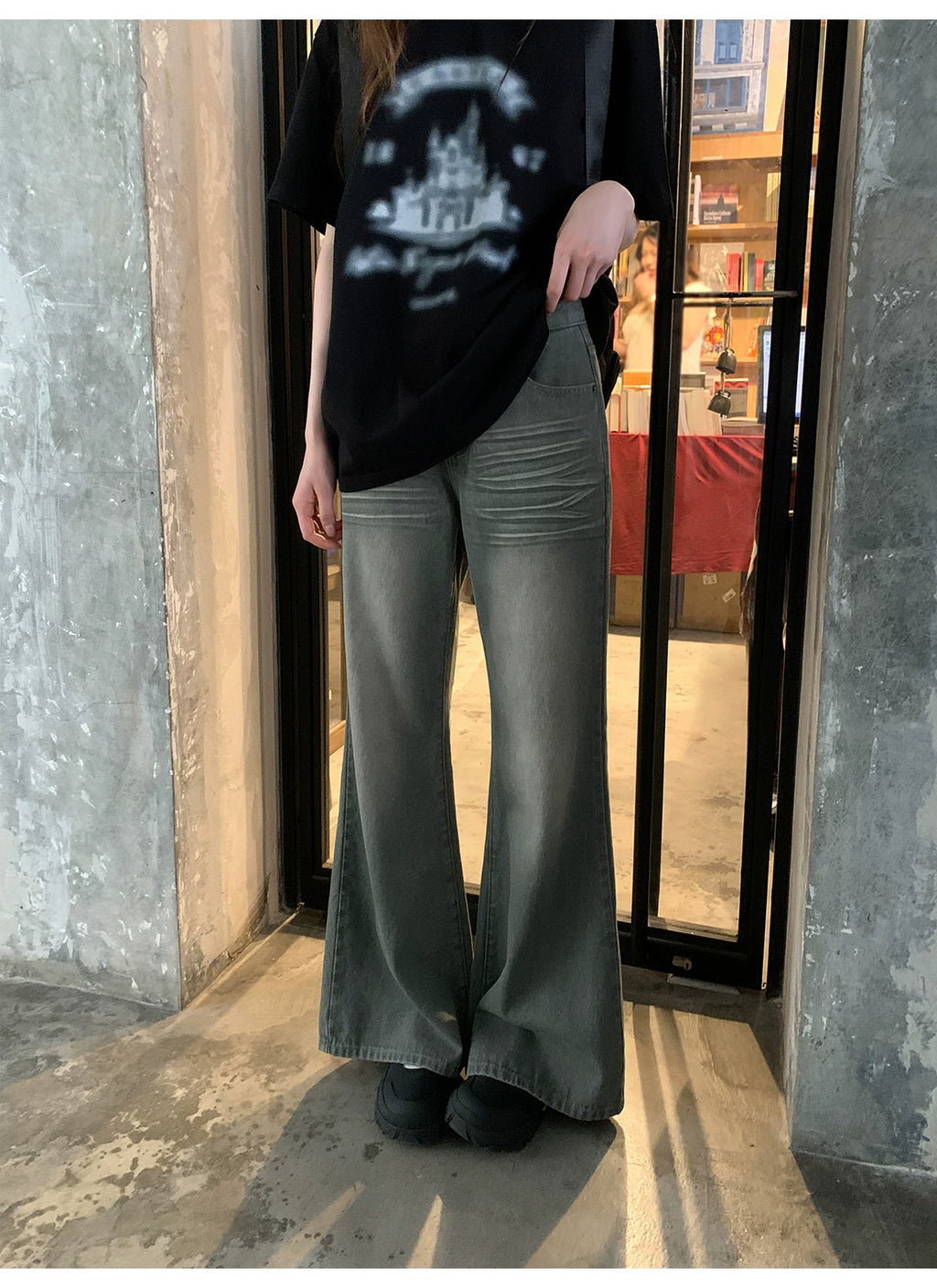 KANO Vintage Straight Pull Jeans