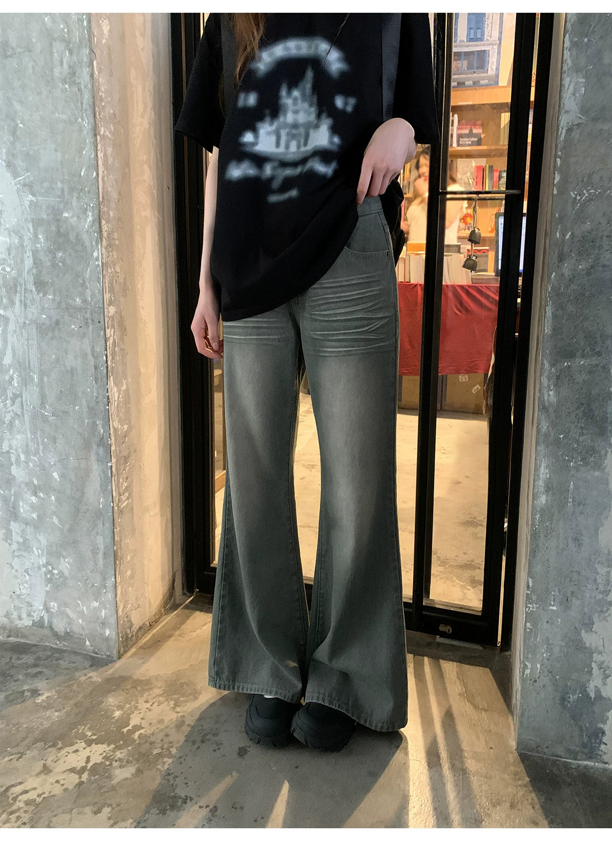 KANO Vintage Straight Pull Jeans